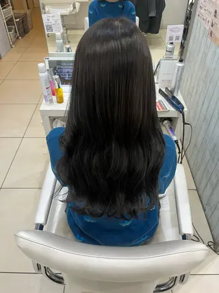 セミロング 【髪質改善カラー】 あむ·. ⟡ 🖤のヘアスタイル