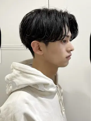 ショート パーマ メンズ fifthパーマ特化 ユウリのヘアスタイル