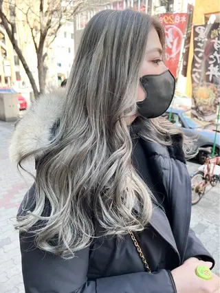 ロング カラー CS made by SHACHU 栄所属・山田 瑛司のヘアスタイル