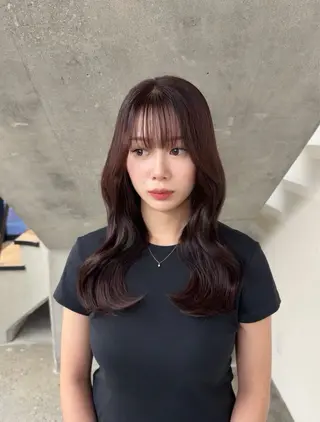 セミロング カラー ヴェリーテ所属・🩶仙台/ワンカラー /えれな🩶のヘアスタイル