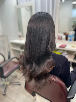 ロング カラー 韓国ヘア🤍髪質改善 🇰🇷AKANEのヘアスタイル