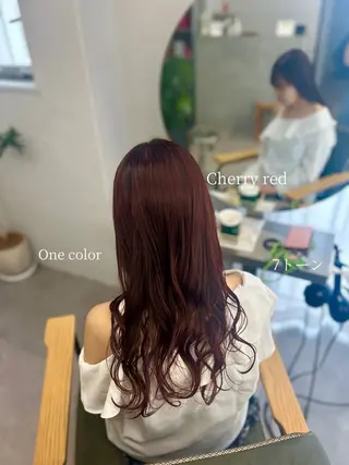 ロング カラー aoi/暖色カラー/ プツッとボブ🎀のヘアスタイル