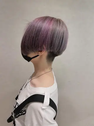 ショート カラー 白取 星矢のヘアスタイル