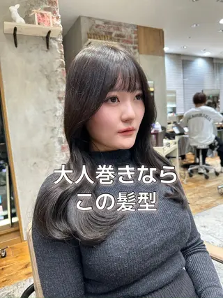 ロング カラー 石戸谷　海斗/韓国 レイヤー/艶カラーのヘアスタイル