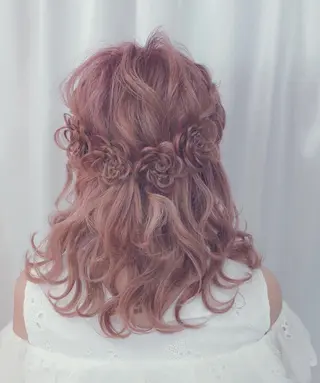 ミディアム アワ ダイキのヘアスタイル