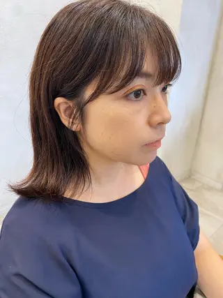 ミディアム La Bonheur hair  grace 門前仲町店【ラボヌール ヘア グレース】所属・【L.B.G】 杉本　篤史のヘアスタイル