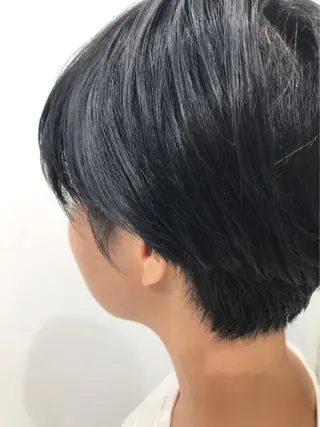 ショート ハイトーンNo.1✨ パーマ✨イマイタツヤのヘアスタイル