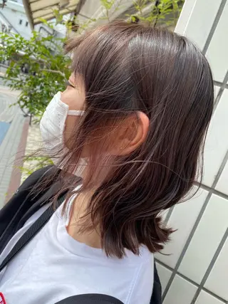 カラー 茅ヶ崎/ハイライト/ ハイトーン/関口実華のヘアスタイル