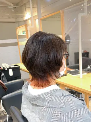 ショート カラー 鈴木 悠平のヘアスタイル
