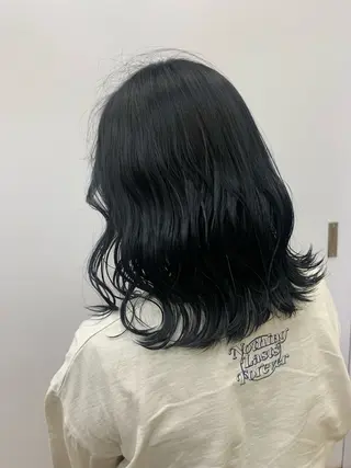 ミディアム カラー 🟠髪質改善縮毛矯正 刑部一哉🟠のヘアスタイル