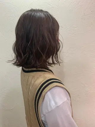 ミディアム カラー 🌙FLYCKA ☀️縮毛矯正のヘアスタイル