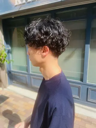パーマ メンズ rawr hair rim所属・メンズパーマ/ Rim店長 栗原柊のヘアスタイル