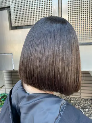 ミディアム 縮毛矯正、髪質改善／ 松田 龍之介のヘアスタイル