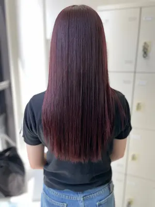 セミロング MOE 福岡韓国ヘア✧︎のヘアスタイル