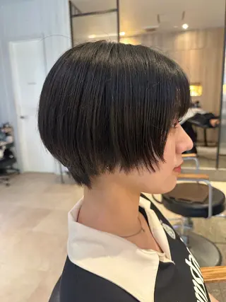ショート KOGA／ センター分けメンズのヘアスタイル