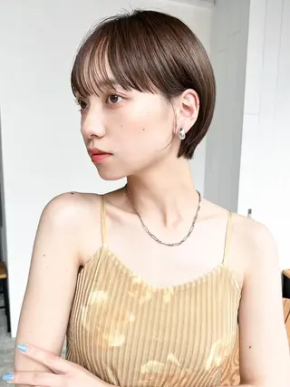 ショート カラー ITbyALBUM 藤沢店のヘアスタイル