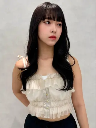 ロング 【韓国ヘア】公式 🇰🇷Ash中野のヘアスタイル