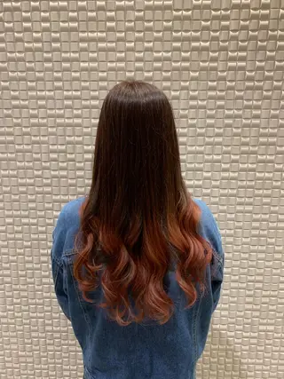 ロング カラー シャドールーツ美容師 篠原康太のヘアスタイル