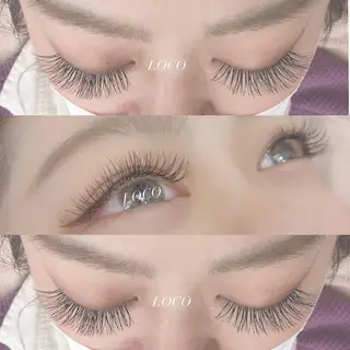 マツエク・マツパ atelier Charmemu所属・𝕋𝕆ℙアイリスト sanaeのマツエク・マツパデザイン