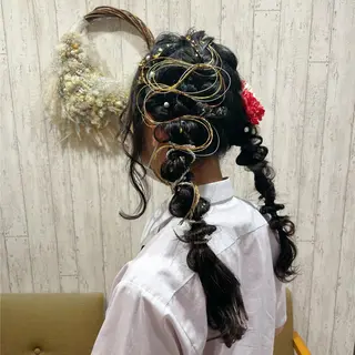 ロング ヘアアレンジ 古沢 みづきのヘアスタイル