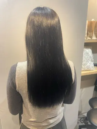 ロング ✨津田佐功/兵庫三宮 /カラー/縮毛矯正✨のヘアスタイル