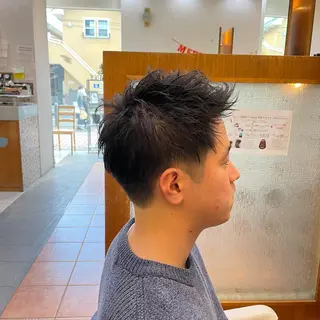 ショート メンズ メンズスタイル 完全再現/仁翔のヘアスタイル