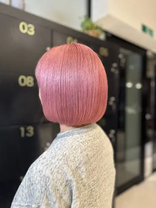 カラー 伊藤 柚奈のヘアスタイル