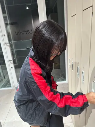 ミディアム Aura所属・丸山 心 / 艶カラーのヘアスタイル