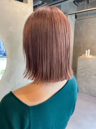 ミディアム カラー ヤマモト マイのヘアスタイル