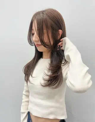 カラー 艶髪/透明感カラー /ゼンのヘアスタイル