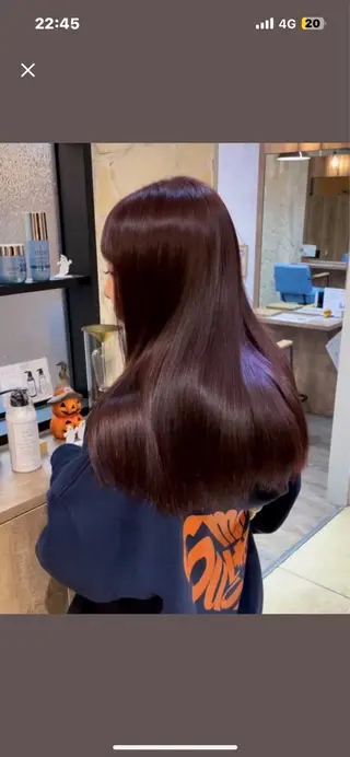カラー 🎀透明感暖色カラー 🎀RINAのヘアスタイル