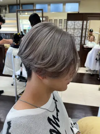 ショート カラー メンズ AROH men's cut&men's perm 船橋店所属・🧊メンズ特化🧊 高木航希のヘアスタイル