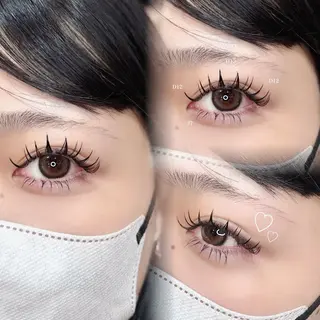 マツエク・マツパ Minami .のマツエク・マツパデザイン