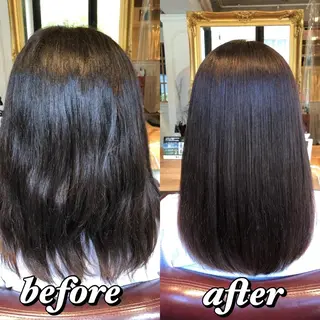 ミディアム 韓国風カット/ 髪質改善 黒崎のヘアスタイル