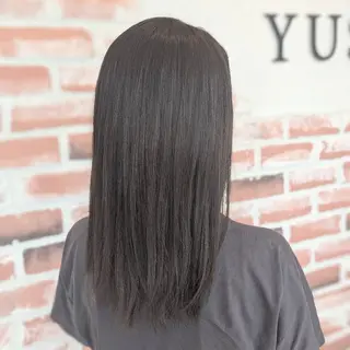 セミロング カラー YUSICA所沢✨ 飛田(ひだ)🐸のヘアスタイル