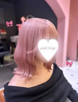 ミディアム カラー fish所属・横浜/レイヤー/ボブ shiira👼🏻のヘアスタイル