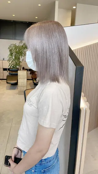 セミロング 艶髪/モテヘア🎀 MIHOのヘアスタイル