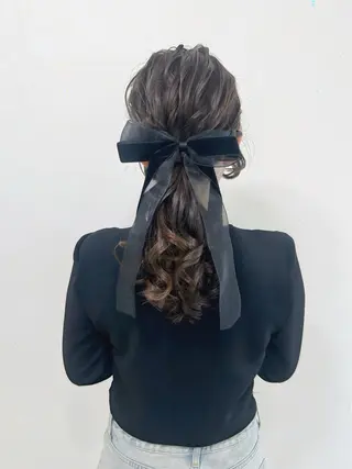 ロング ヘアセット/金山 佐野 妃都美のヘアスタイル