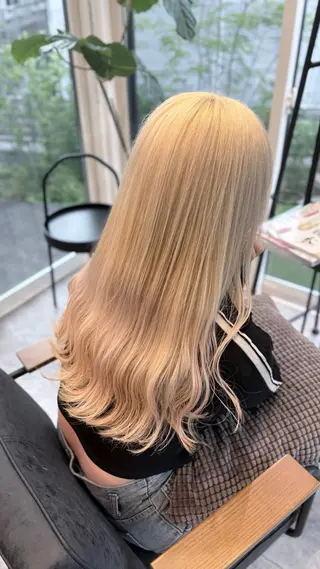 ロング カラー STRAAL所属・カラーモデル🩷 ゆうかのヘアスタイル