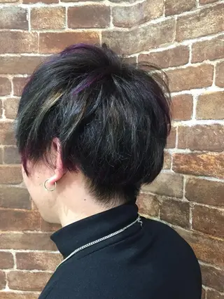 ショート カラー 松本 明日可のヘアスタイル