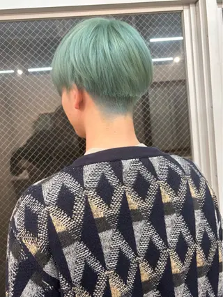 ショート カラー メンズ lani hair salon所属・SHOTO ハイトー ン/デザインカラーのヘアスタイル