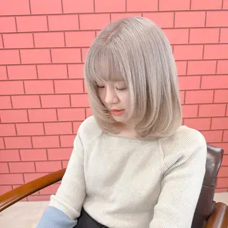 ミディアム カラー デザインカラー髪質 改善Lilithのその他イメージ