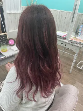 ロング カラー 🐆アンドウ チカコ🦓のヘアスタイル