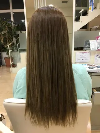 ロング カラー 美容しょうへいの店  西長岡所属・斎藤 舞香のヘアスタイル