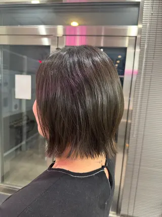 ミディアム カラー ヘアアレンジ 💫きたはら りおん💫のヘアスタイル
