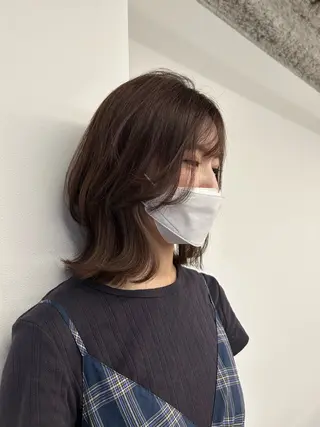 ミディアム カラーモデル募集/ 鍛治美月稀のヘアスタイル