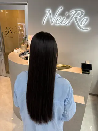 ロング ヒメザキ ユリのヘアスタイル