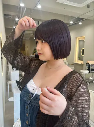 カラー 🍒透明感カラー mutsuki🍒のヘアスタイル