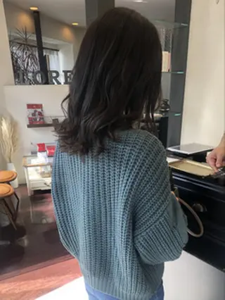 ミディアム カラー 高槻/LOREM/ Akiraのヘアスタイル