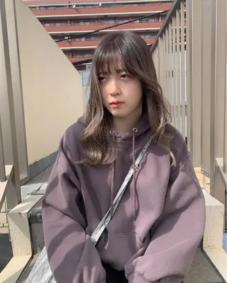 ロング 菅原リキヤ くびれレイヤーヘアのヘアスタイル